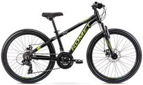Vaikiškas dviratis, kalnų Romet DIRT 24 2224601, juoda sp., 12", 24"