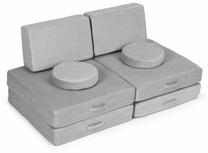 Modulinė sofa EcoToys TMSRT-14, pilka sp., 56 x 51 cm x 25 cm