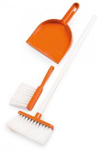 Игрушечный инструмент Smoby Cleaning Set, белый цв./oранжевый цв.