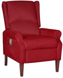 Krėslas VLX Massage Recliner 329295, raudona sp., 90.5 cm x 74 cm x 101.5 cm