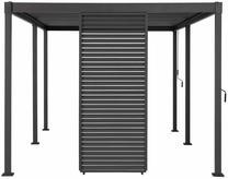 Решётчатая стена для беседки Home4you Mirador-80/88, 95,5 x 223,5 cm, темно-серый цв.