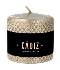 Свеча, цилиндрическая Artman Cadiz, коричневатый цв.