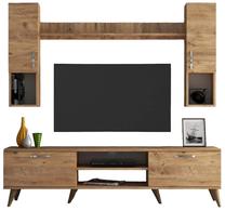 Sekcija Kalune Design TVU0202, ruda sp., 35 cm x 180 cm x 48 cm