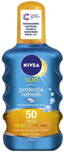 Losjonas įdegio priežiūrai Nivea SPF50, 200 ml