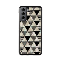 Telefono dėklas iKins Pyramid Back Case For Samsung Galaxy S21+, juoda sp., Samsung