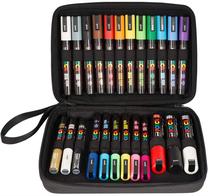 Flomasteriai Posca Gift Case, vienpusiai, įvairių spalvų, 24 vnt.