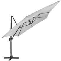 Sodo skėtis Springos GU0048, 400 cm, šviesiai pilka sp.