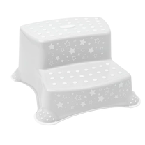 Pakyla - laiptelis Smiki Safe Step, balta sp./pilka sp., 21 cm x 40 cm x 36 cm