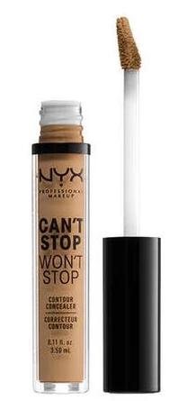 Korektors NYX Professional Makeup Can't Stop Won't Stop Contour Concealer, brūna krās., golden, 3.5 ml