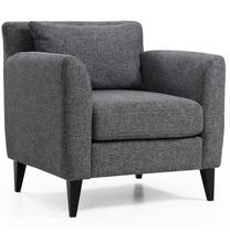 Krėslas Hanah Home Nordic 560ARE1702, tamsiai pilka sp., 80 cm x 76 cm x 83 cm