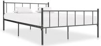 Lova dvigulė VLX Metal 284649, 200 x 200 cm, pilka sp., be čiužinio, su grotelėmis
