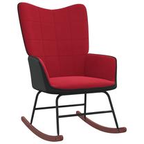 Kiiktool VLX Velvet 327880, must v./punane v., 78 cm x 61 cm x 98 cm
