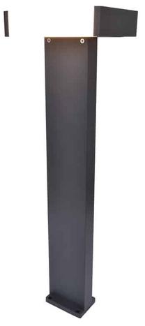 Brīvi stāvošs āra gaismeklis Lutec Conroy, 17.8W, LED, IP44, tumši pelēka krās., 15.5 cm x 71.5 cm