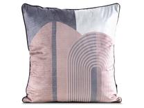 Dekoratyvinė pagalvėlė, mėlyna/rožinė, 45 cm x 45 cm