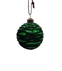 Eglītes rotājums Christmas Touch EBS340672, zaļa krās., 8 cm, stikls