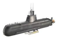 Konstruktorius Revell Submarine Class 214 1:144 05153R 05153R, 66 vnt.