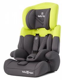 Automobilinė kėdutė Baby Tiger Mali, žalia sp./pilka sp., 9 - 36 kg
