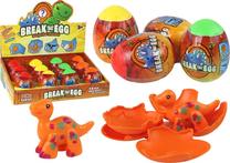 Žaislinė figūrėlė, dinozauras Lean Sport Magic Cracking Egg Dinosaur, 6 cm, (spalva/dizainas parenkami atsitiktine tvarka)