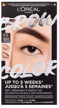 Набор для макияжа бровей L’Oréal Paris Brow Color, 15 мл, dark brunette цв. 3