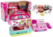 Игрушечный набор магазина, набор сладостей Lean Toys Deluxe, розовый цв.