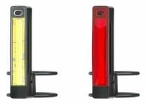 Dviračių žibintų rinkinys Knog Plus Twinpack 12144, plastikas, balta sp./raudona sp., 2 vnt.