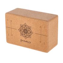 Jogas bloks HMS KJ02, 22 cm, 1 kg, brūna krās.