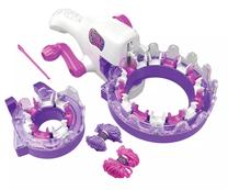 Kūrybinis mezgimo rinkinys Cobi Easy Knit, rožinė sp./violetinė sp.