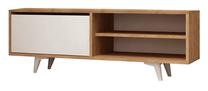 TV galds Kalune Design Maku, ozola krās./balts krās., 120 cm x 35 cm x 47 cm