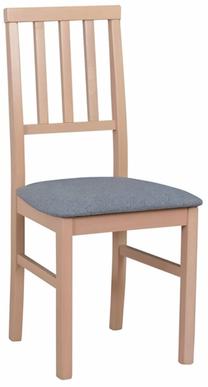 Valgomojo kėdė Aren, matinė, skaidri/pilka, 50 cm x 43 cm x 92 cm