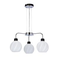 Valgusti rippuv Candellux Lighting Larix, E27, 3 x 40 W, valge v. / must v.
