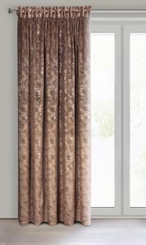 Naktinė užuolaida ZDQ-03, šampano sp./šviesiai ruda sp., 135 cm x 270 cm