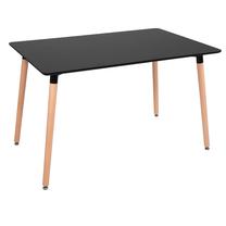 Kavos staliukas Springos, juoda sp., 120 cm x 80 cm x 74 cm