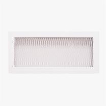 Kamīna režģis Hearth x 37 cm x 17 cm, tērauds, balta krās.