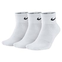 Sporta zeķes Nike Performance Cushion Quarter Training, balta krās., M, 3 gab.
