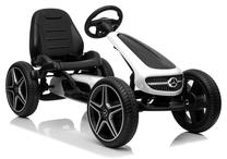Bērnu sporta kartings Lean Toys Mercedes XMX610, balta krās.