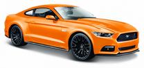 Игрушечная машина Maisto Ford Mustang GT 2015 10131508, oранжевый цв.