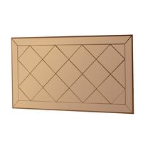 Veidrodis Kalune Design Zeora 116SAM1165, kabinamas, 60 cm x 120 cm, bronzos sp.