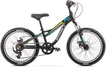 Vaikiškas dviratis Romet Rambler Fit, juoda sp., 10'', 20"