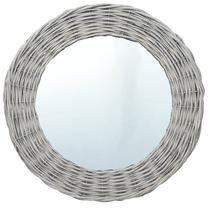Зеркало VLX Wicker, подвесной, 60 см x 60 см, коричневый цв.