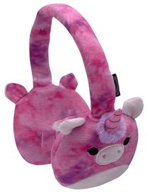 Bezvadu austiņas bērniem Squishmallows Lola The Unicorn, rozā krās.