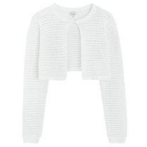 Svīteris, klasisks, meitenēm Cool Club Bolero CCG2822236, balta krās., 158 cm