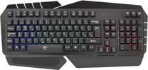 Vadu spēļu tastatūra White Shark Templar, EN, melna krās.