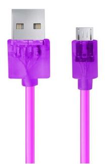 Laidas Esperanza USB 2.0 A male, Micro USB 2.0 B male, 1.5 m, violetinė sp.