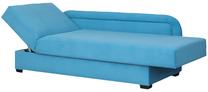 Sofa-lova Bodzio Dawid TTDL Left, žalsvai mėlyna (cyan) sp., 87 x 205 cm x 60 cm