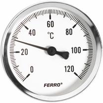 Termometras Ferro T100120A, sidabro sp.