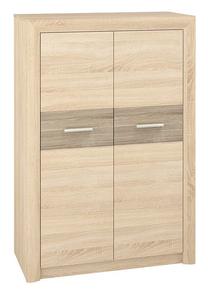 Komoda ML Meble, ąžuolo, 93 cm x 43 cm x 133 cm