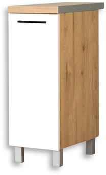 Apatinė virtuvinė spintelė Bodzio Bellona KBE30DC-BI/DSC, ąžuolo sp./balta sp., 60 cm x 30 cm x 86 cm