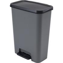 Šiukšliadėžė Curver Compact Duo, pilka sp., 46 l, 62 cm x 29.4 cm