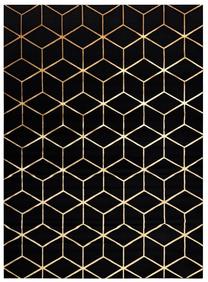 Ковер комнатные Hakano Mosse Hexagon 2, золотой цв./черный цв., 370 см x 280 см