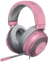 Laidinės žaidimų ausinės Razer Kraken Quartz, rožinė sp.